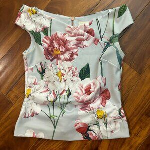 Ted Baker Womens Floral Top Size 0